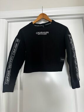 Calvin Klein performance crop sweatshirt